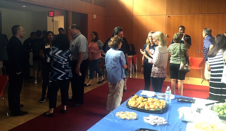 SMGT Welcome Reception Showcases Student Work to Families