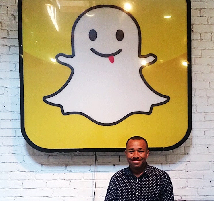 Jarvis Sam &#039;13 Finds His Niche at Snapchat