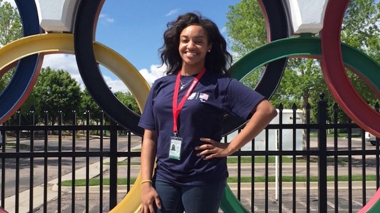 Summer Roberson &#039;17 Participates in U.S. Olympic Committee&#039;s F.L.A.M.E. Program