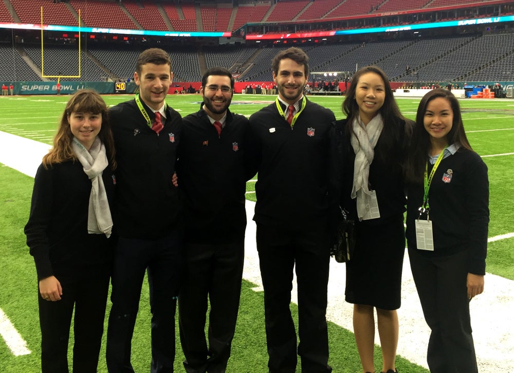 Rice students selected for the Super Bowl’s “White Glove Program”