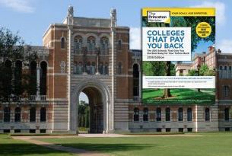 Rice among Princeton Review’s ‘Colleges That Pay You Back’ for 2018