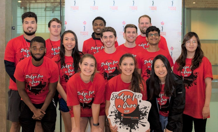 Event Management Class Puts on Third Annual “Dodge for a Cure” Charity Dodgeball Tournament 