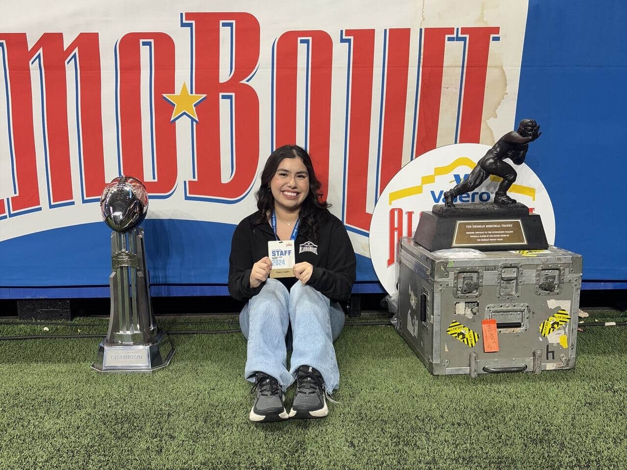 Stacy Lujan '27 at 2024 Alamo Bowl