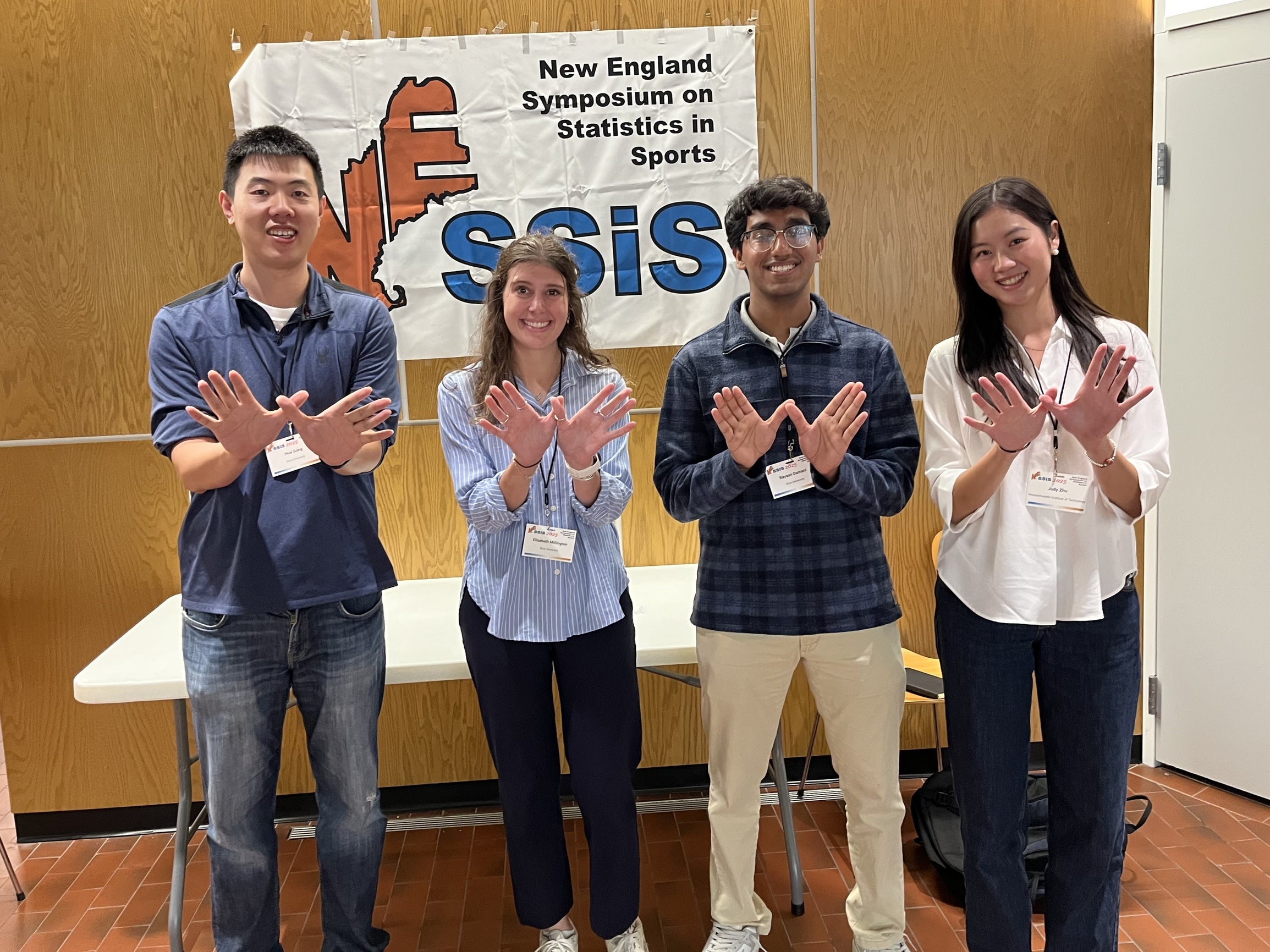 Rice Sport Analytics Students Present at NESSIS 2025
