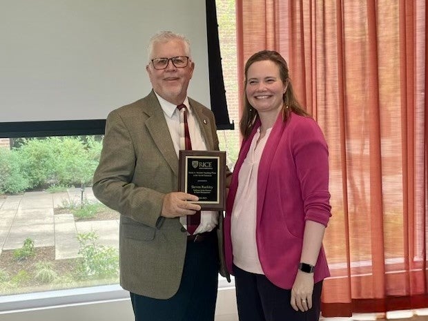 Professor Rackley and Dean Kimbro