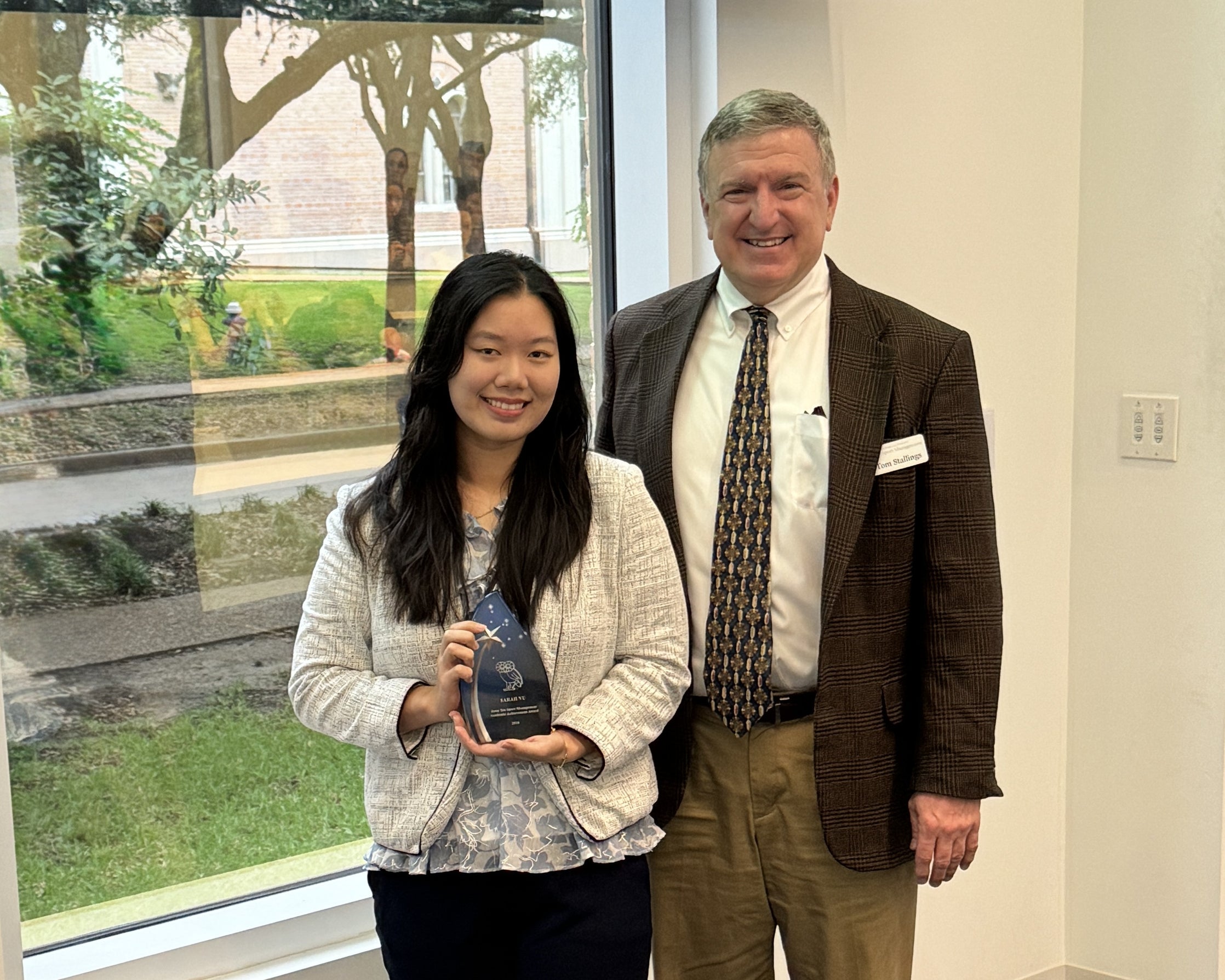 Sarah Vu '26 - 2026 Jesse Tsu Award recipient