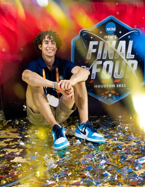 Ryan Freidin '24 at 2023 NCAA Men's Final Four