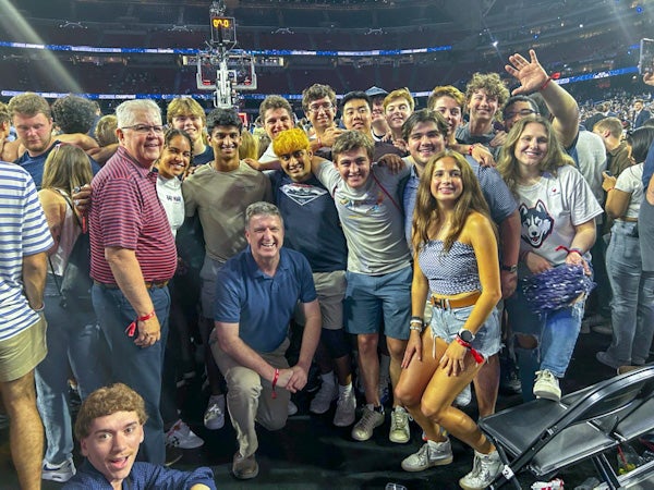RiceSMGT students at 2023 Men's Final Four Championship Game