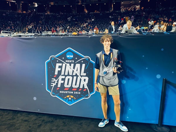 Ryan Freidin '24 at 2023 NCAA Men's Final Four