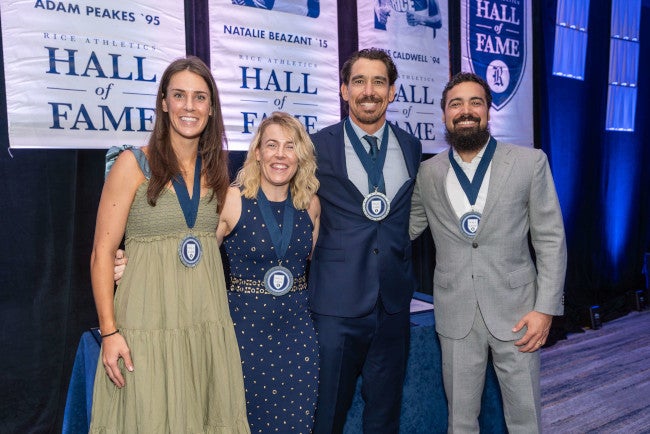 Four SMGT alumni inducted into 2023 Rice Athletics Hall of Fame