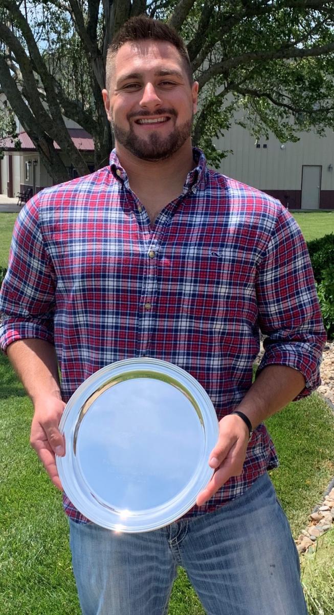 Kristian Stengel '21 Law Award recipient 