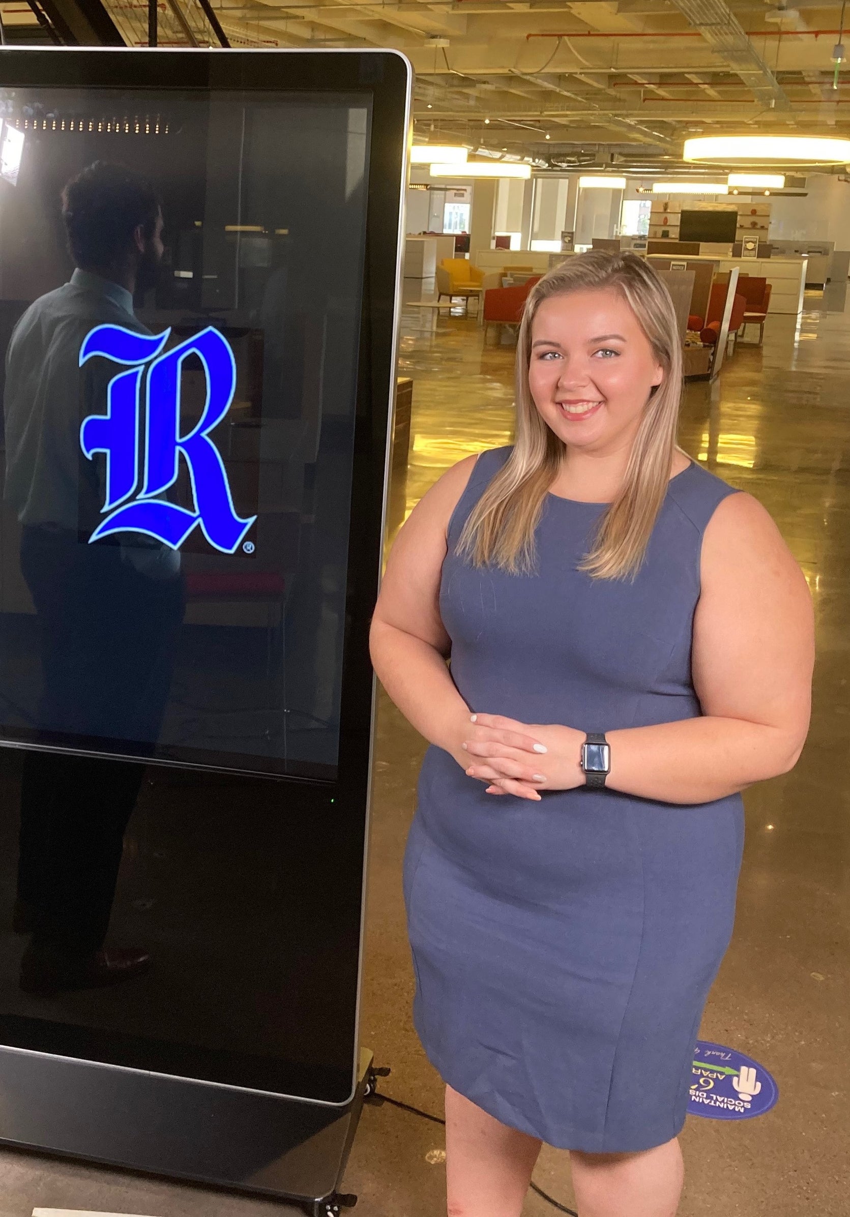 Jen Spell '22 at Remsol Media