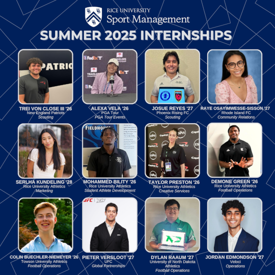 2025 Summer Internships Graphic