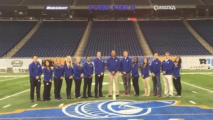 Two Rice Sport Management Students Work at Bowl Games over Winter Break