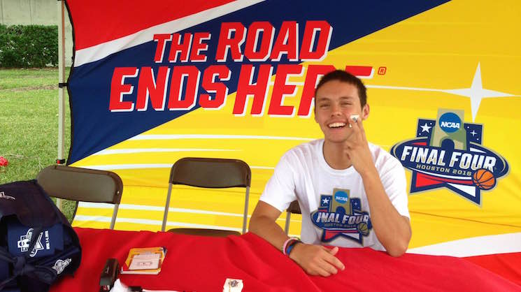 Sergio Santamaria &#039;18 Hired by the NCAA Final Four