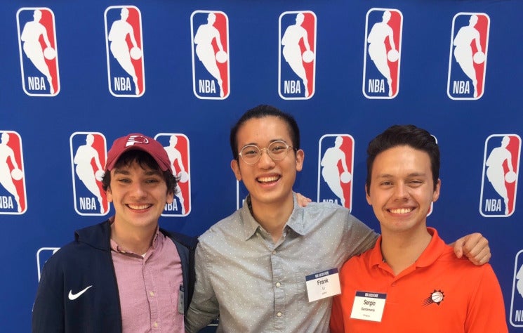 Frank Li ‘20 Advanced to 2019 NBA Hackathon Finals