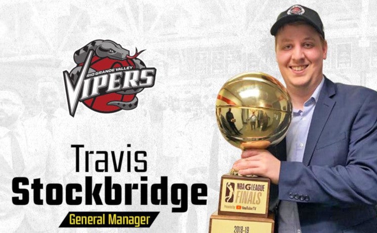 Travis Stockbridge ‘15 Named the General Manager of the Rio Grande Valley Vipers