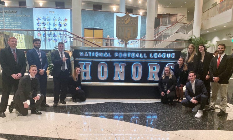 Rice Sport Management Students Tackle 2020 NFL Honors in Miami