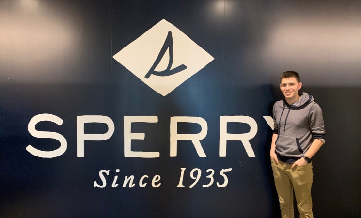 Christian Villescas &#039;16 in charge of design of Sperry Topsiders