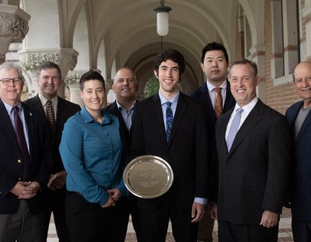 Jeremy Alpert '23 with SMGT department