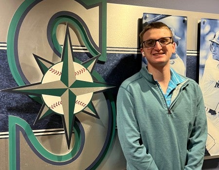 Jeff Brover '24 hired by the Seattle Mariners