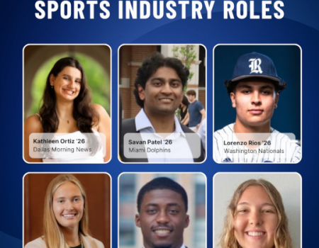 Recent grads in sport industry